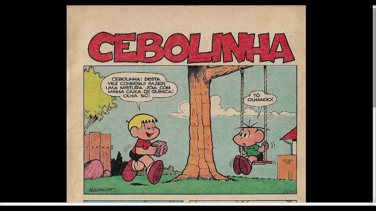 Cebolinha [Pause o Vídeo Caso Não Consiga Ler]