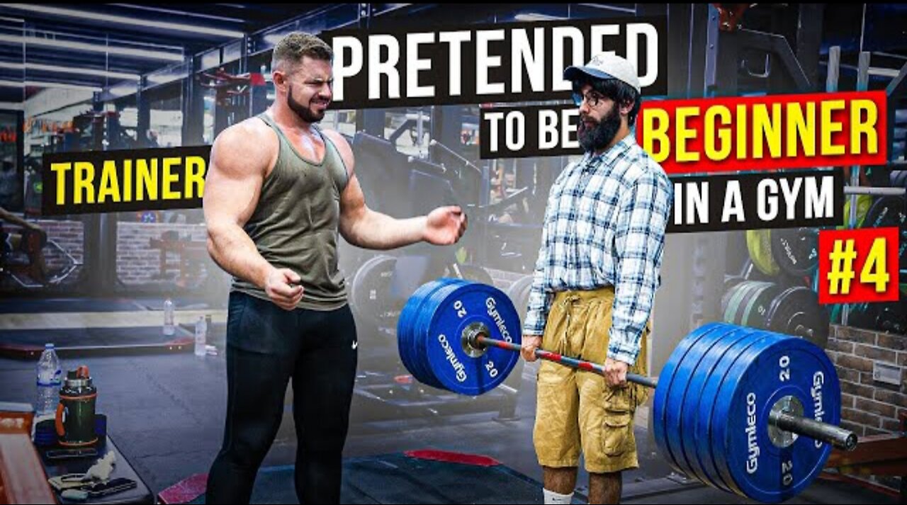 Elite Powerlifter Pretended to be a BEGINNER | Anatoly GYM PRANK