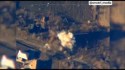 Destruction of artillery of the Armed Forces of Ukraine and a military vehicle towing a 152 mm howitzer