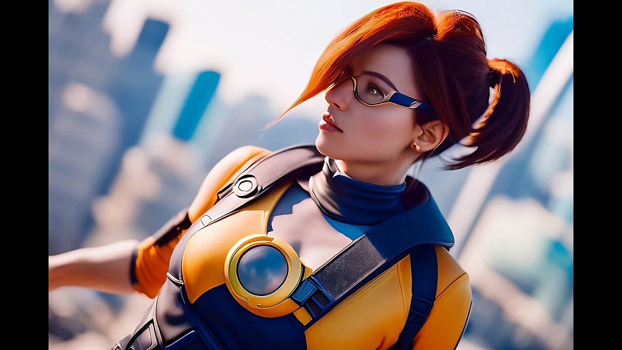 Tracer AMAZING AI Art (4K Overwatch Character AI Art)