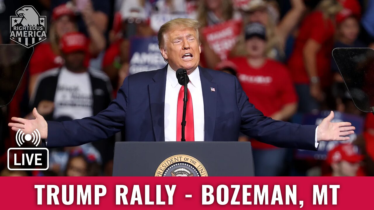 🚨 LIVE: President Trump Rally In Montana