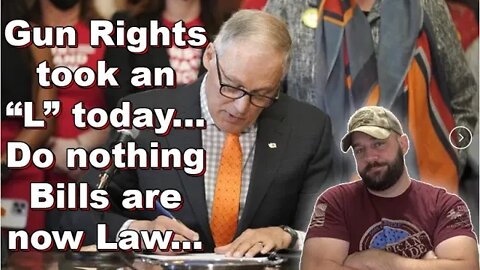 Gun Rights took a hit today as State Governor signs DO NOTHING Bills into Law... Effective July, 1..