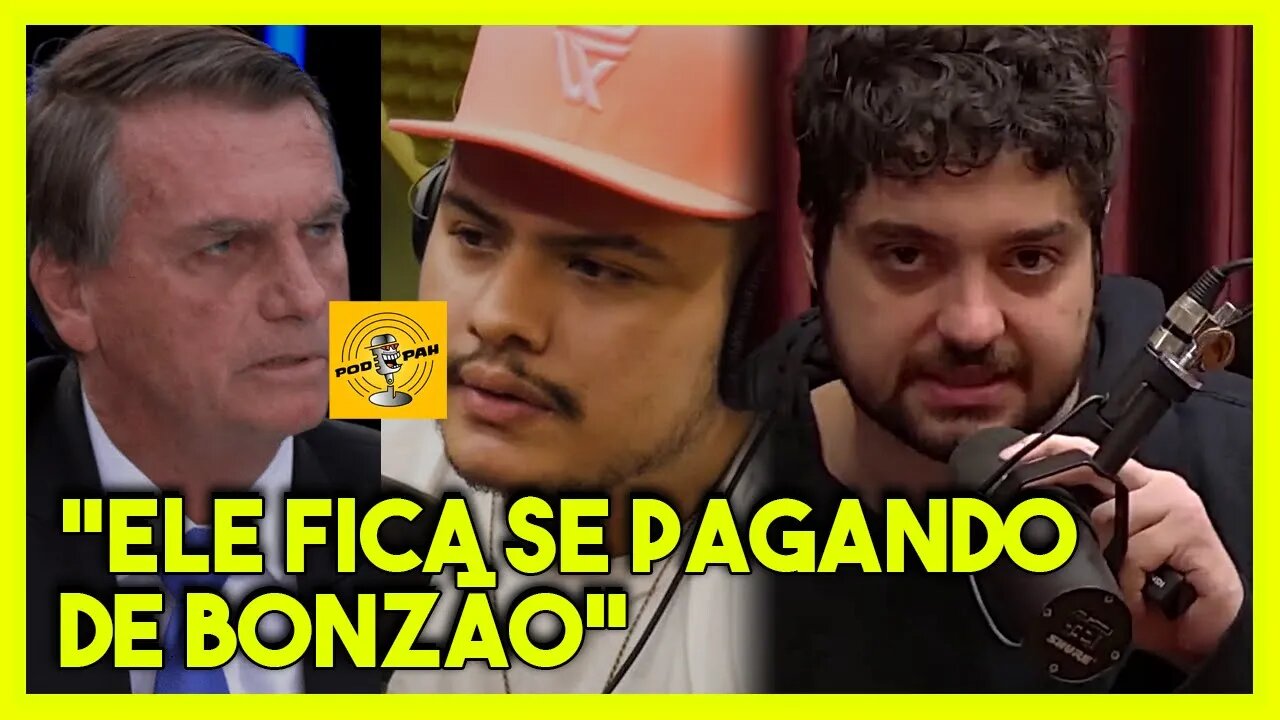 BOLSONARO NO PODPAH MONARK COMENTA #polemica #bolsonaro2022 #podpah