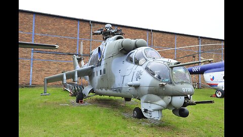 From the Aviation Museum Kbely (Aviation Museum) in Prague: Mil Mi-24 "Hind".