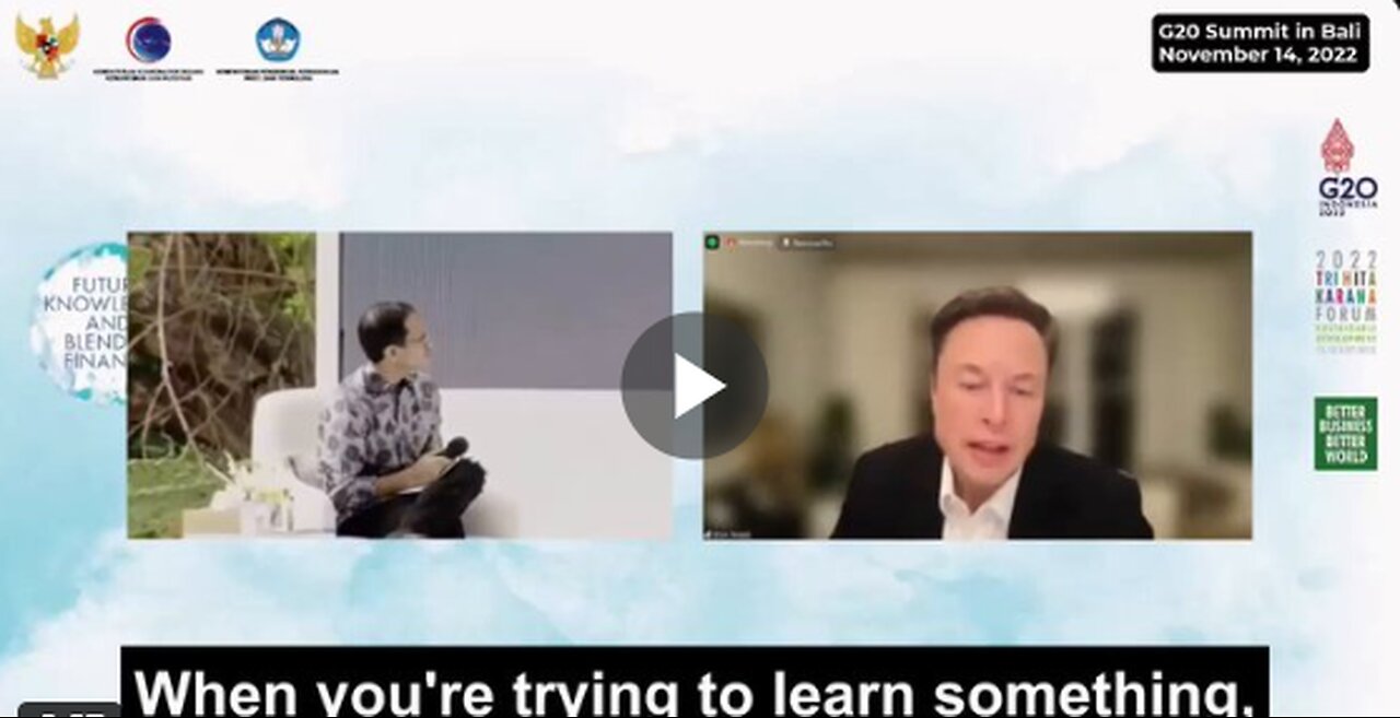 ELON: BEFORE YOU LEARN ANY NEW SUBJECT, TRY TO UNDERSTAND WHY IT'S RELEVANT...