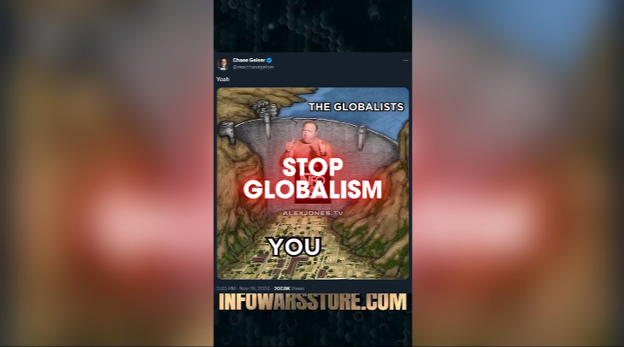 INFOWARS Stopping Globalist Onslaught - Alex Jones on X