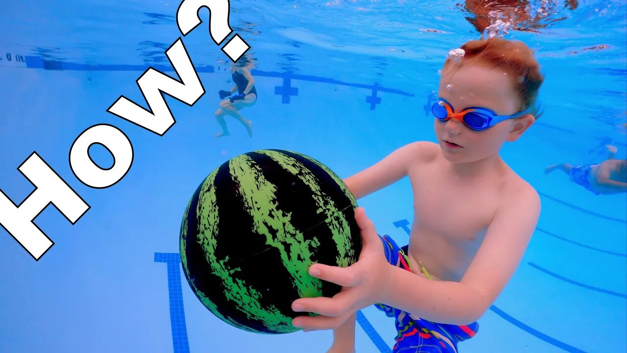 The Strangest Ball UnderWater