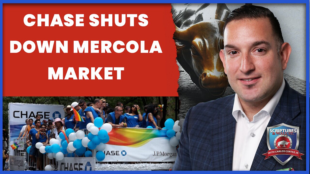 LIVE @5PM: Scriptures And Wallstreet- Chase Bank Shuts Down Mercola Market