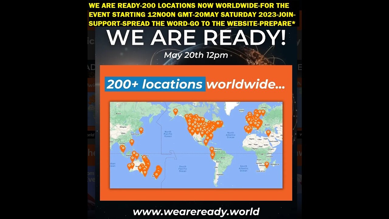 A SHORT INFORMATIVE 'PEP TALK' SHOW-FOR THE WE ARE READY EVENT 20 MAY 2023 AGAINST GLOBALISM