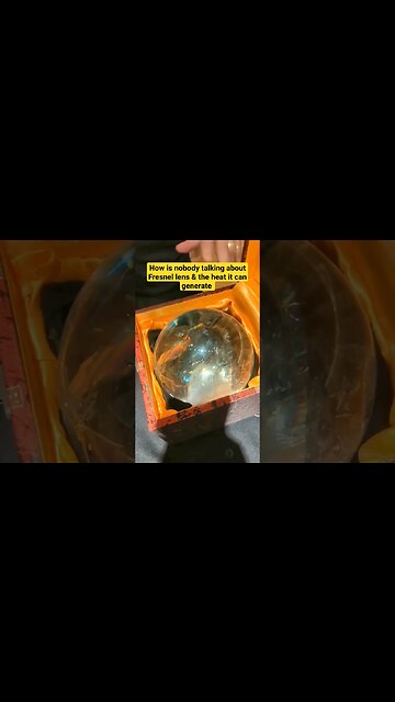 How is nobody talking about Fresnel lens & the heat it generate #solar #history #glass #facts