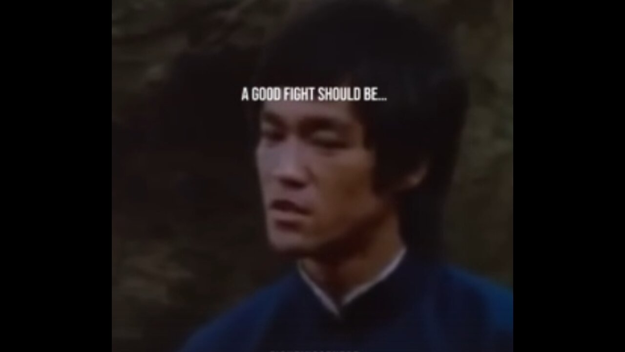 Bruce Lee - there is no opponent...