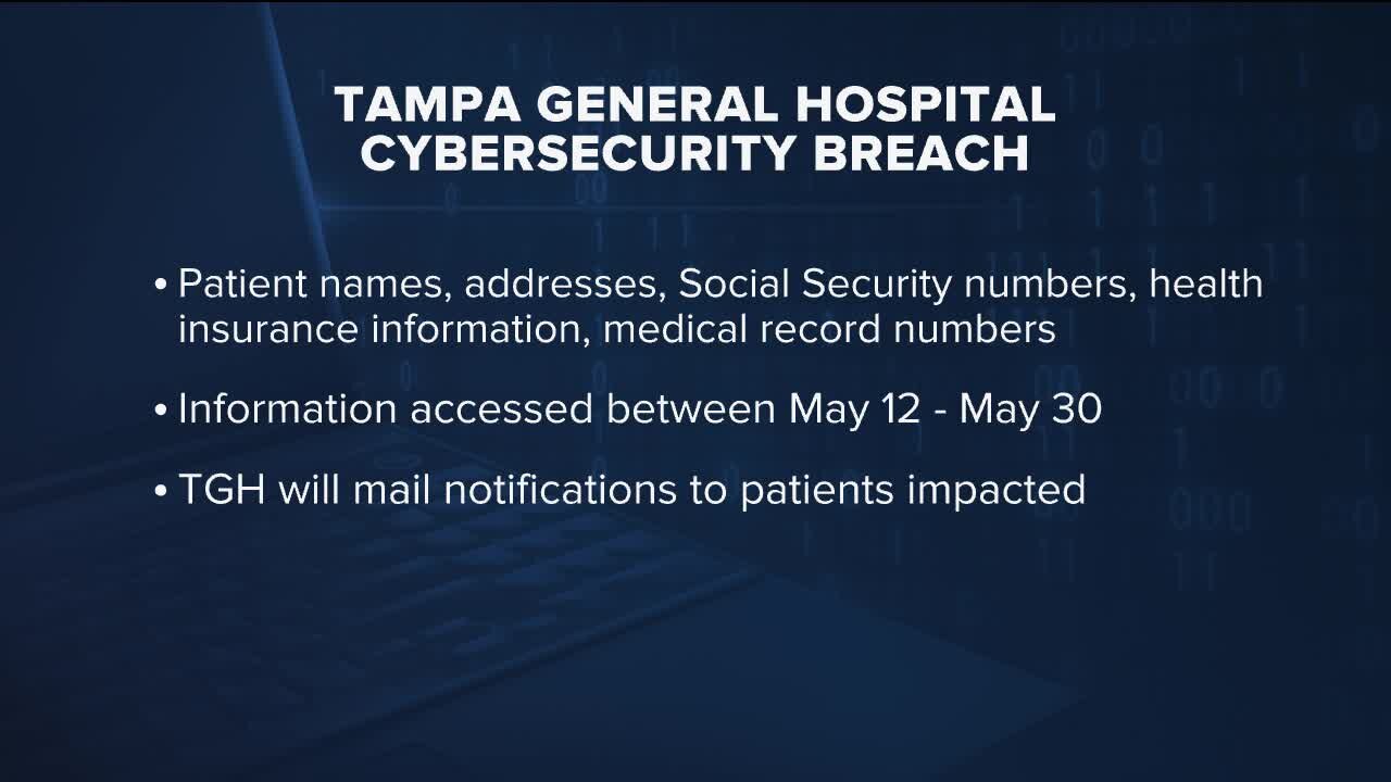 'Cybersecurity event' impacts Tampa General patient information