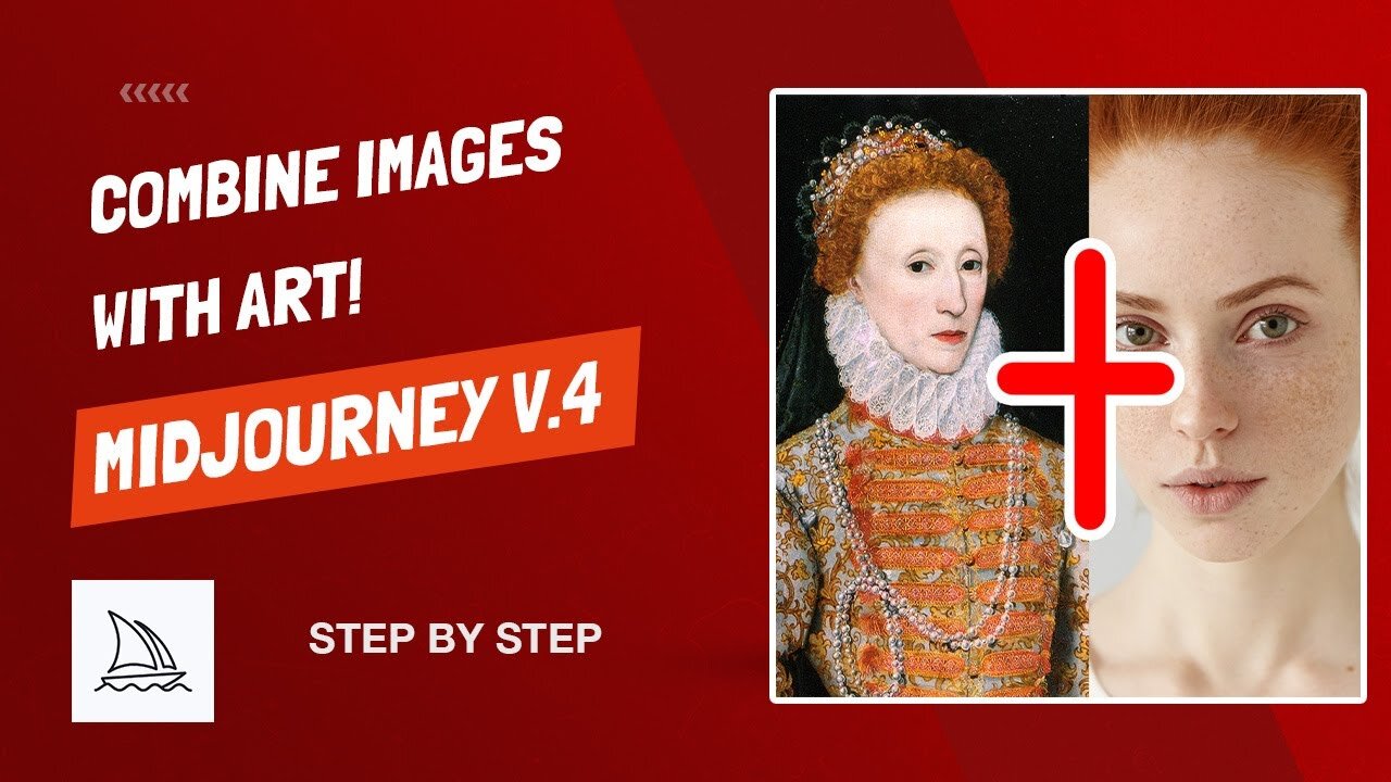 How To Combine Photos and Images with Art - Midjourney V4