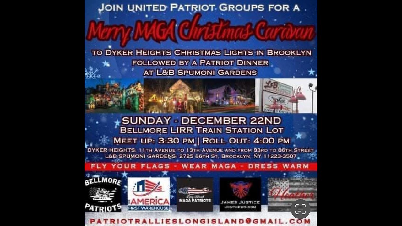 Merry MAGA Christmas Caravan to Dyker Heights #UCNYNEWS