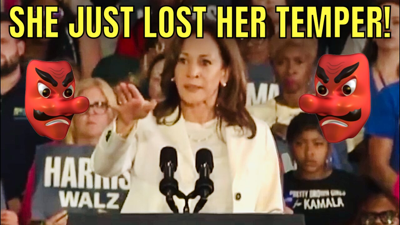 “I’M SPEAKING!” Kamala SNAPS at crowd members!