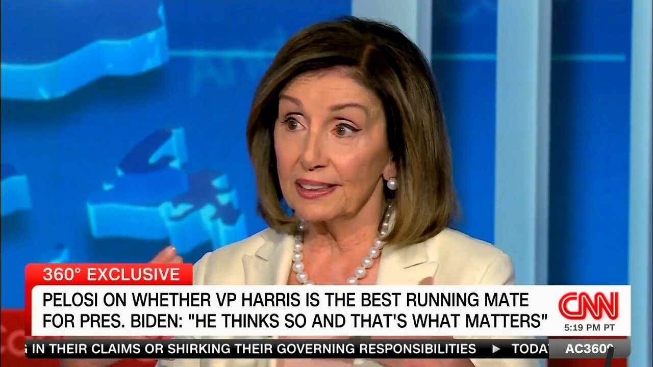 Pelosi Refuses To Say If Kamala Is The Best Running Mate For Biden
