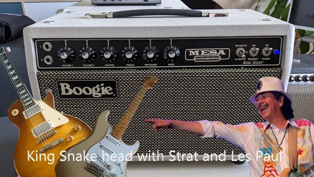 2014 Mesa Boogie King Snake Head conversion with Strat and Les Paul Part 2