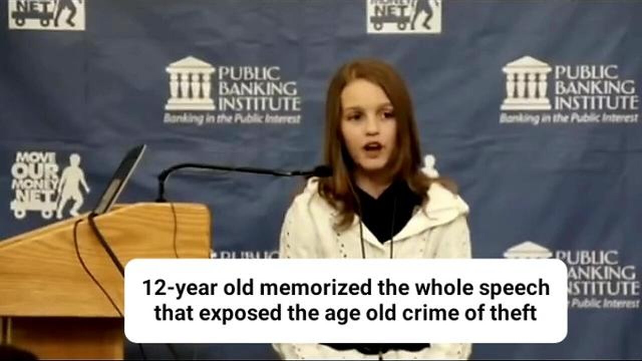 12-year old revealed one of the globalists' best kept secrets