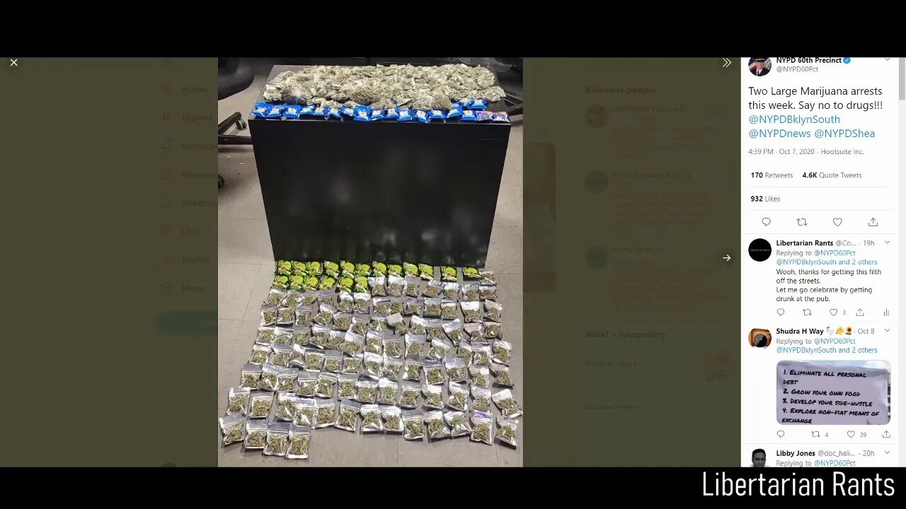 NYPD Gloating Over Marijuana Bust. Does Not End Well.