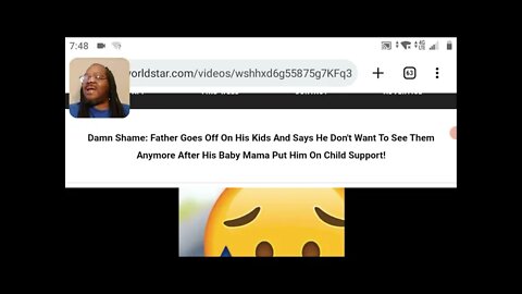 Damn Shame: Father Goes Off On His Kids After His Baby Mama Put Him On Child Support