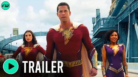 SHAZAM FURY OF THE GODS Trailer | Zachary Levi, Djimon Hounsou, Helen Mirren | Comic-Con Trailer