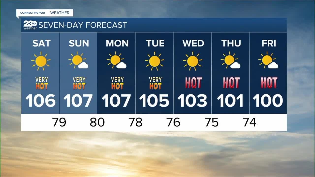 23ABC Weather for Friday, July 15, 2022