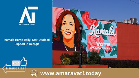 Kamala Harris Rally Star Studded Support in Georgia | Amaravati Today