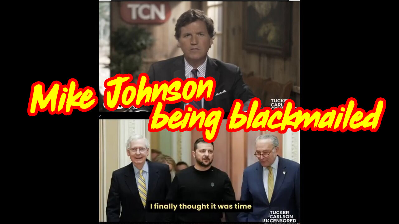 Is Speaker of The House Mike Johnson Being Blackmailed to Do The Bidding of The Left?