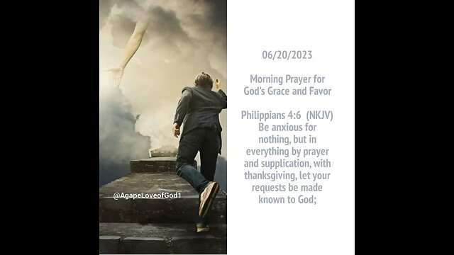 Daily Morning Prayer for God's Grace and Favor #Shorts