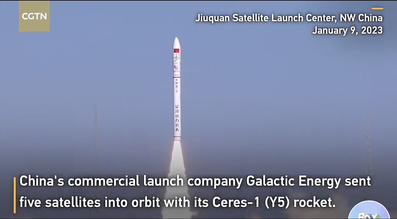 China commercial launch Galactic Energy sent 5 satellites into orbit with its Ceres-1 (Y5) rocket.