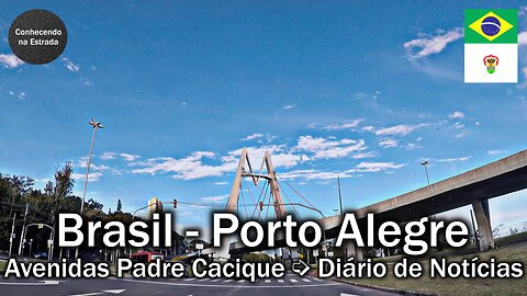 🚗 🌞 Dirigindo por Porto Alegre, avenidas Padre Cacique ➡️ Diário de Notícias.