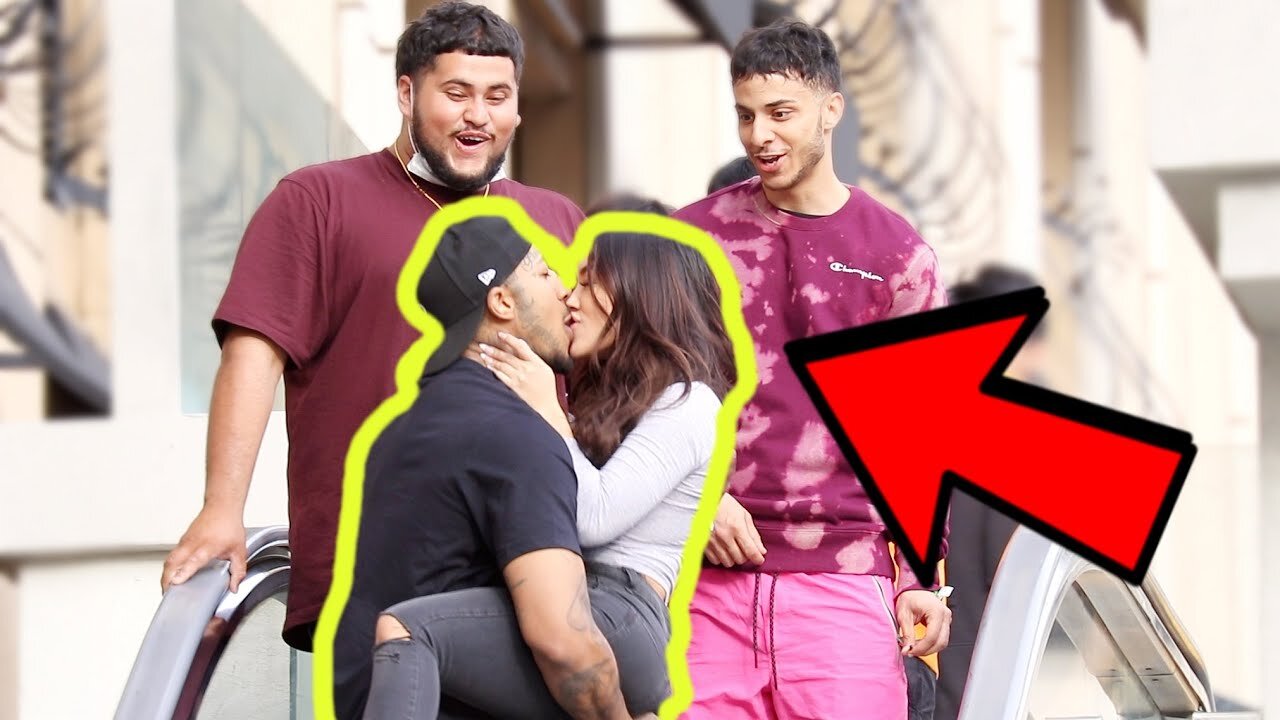 WATCH! Kissing On The Escalator Prank | Too Much Fun 😂😂