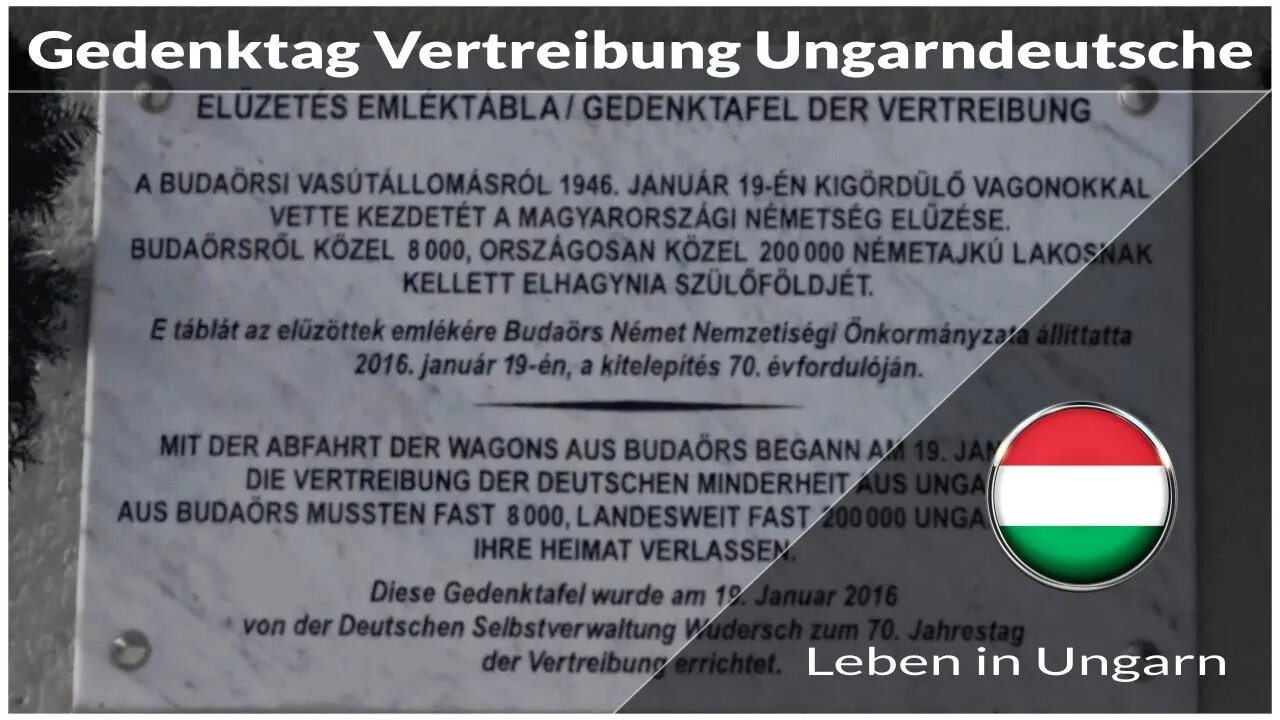 Gedenken an die Vertreibung der Ungarndeutschen - Leben in Ungarn