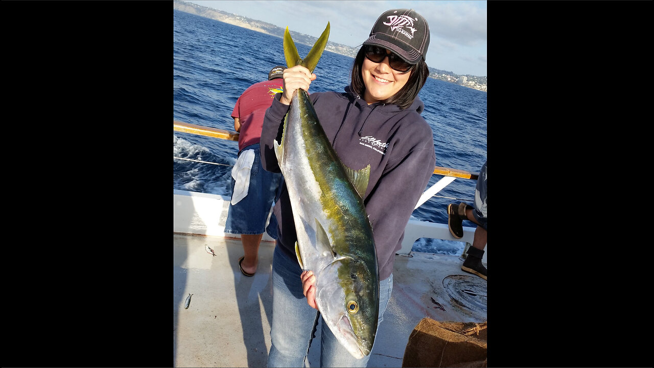 (5) 10/14/2014 - Eliza's first Yellowtail. New Seaforth,.