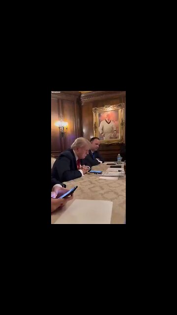 President Donald J. Trump on phone with Elon Musk.
