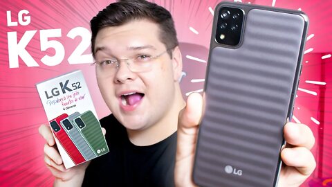 LANÇOU! LG K52 - O NOVO BASICÃO DA LG com TRASEIRA DIFERENCIADA! Unboxing!