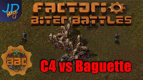 Factorio PvP Biter Battles ⚙️ BBChampions ⚙️ C4 vs Baguette