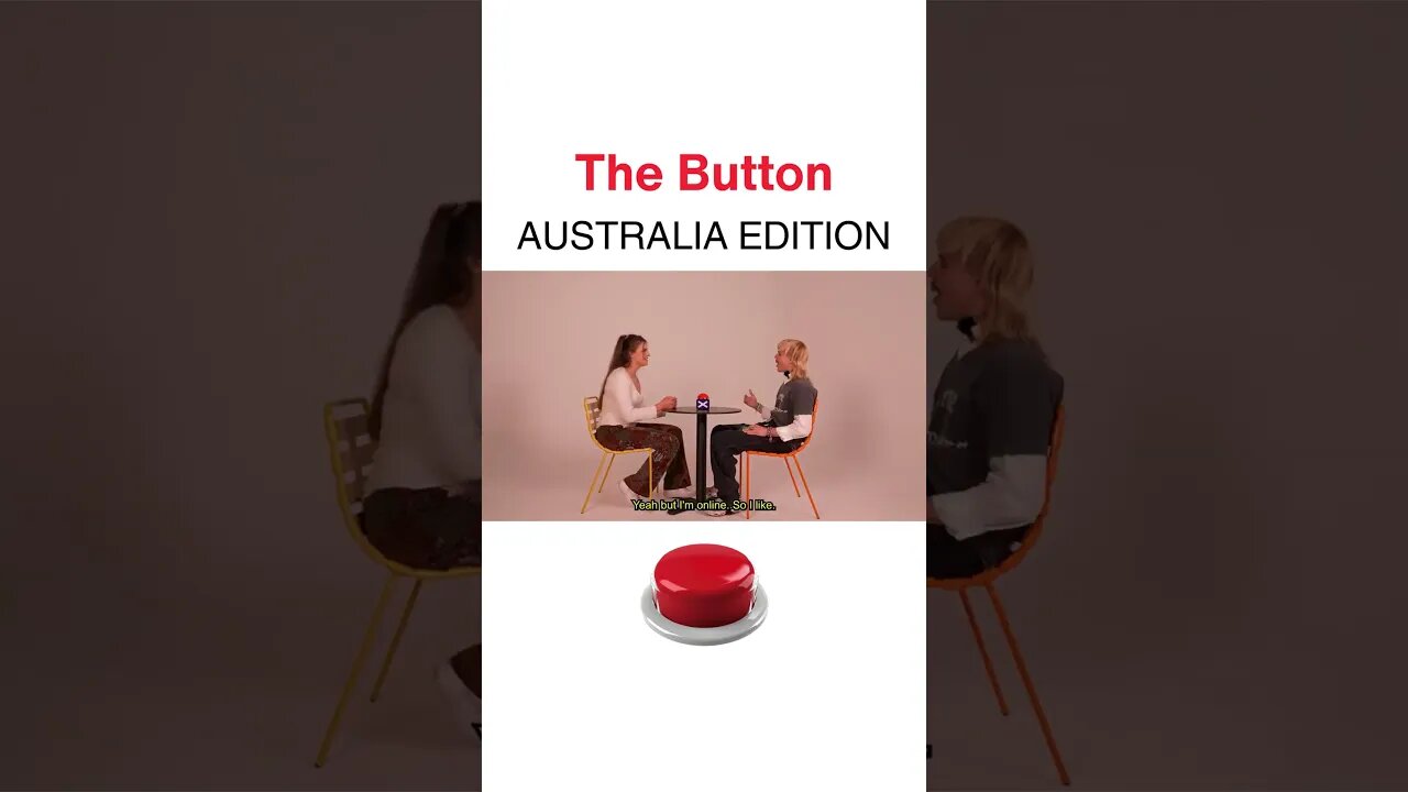 THE BUTTON: AUSTRALIA EDITION | SPEED DATING GAME #shorts #dating #game #button
