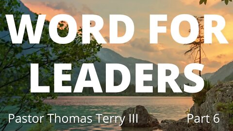 #6 Words Leaders Must Know | Supernatural Training Institute 5/30/20