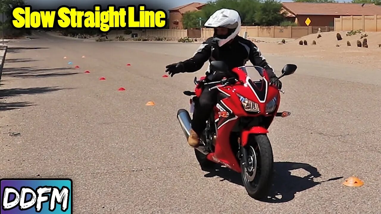 The Motorcycle Slow Straight Line Exercise Explained