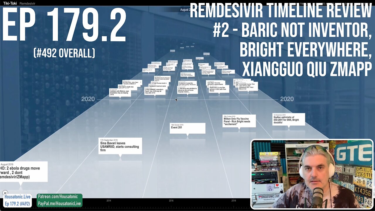 Ep 179.2: Remdesivir timeline Review #2 - Baric not inventor, Bright Everywhere, XIANGGUO QIU ZMAPP