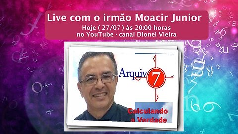 Calculando a Verdade das Escrituras - Live com irmão Moacir Junior