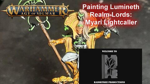 Warhammer Age of Sigmar Painting Tutorial - Myari Lightcaller Lumineth Realm Lords