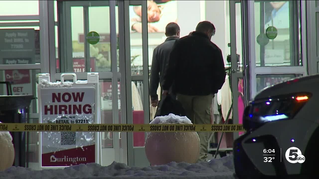 Family rushed to back of department store during police shooting incident