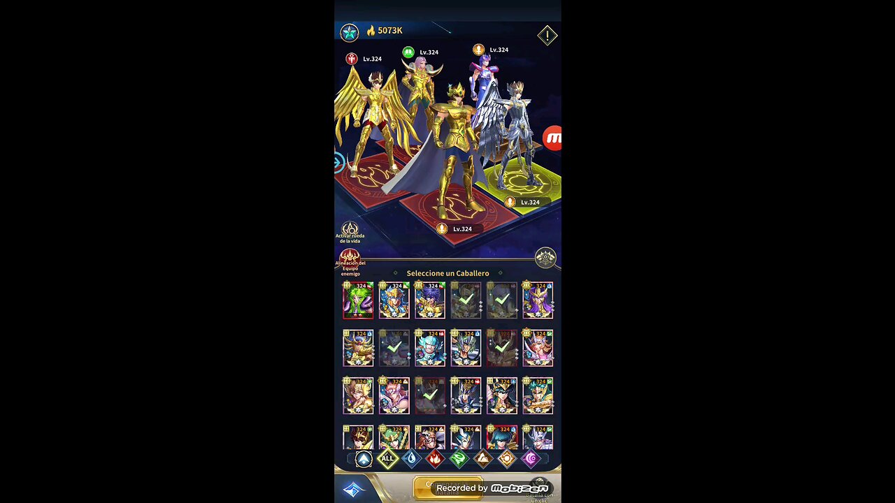 my equipo para pasar este nivel