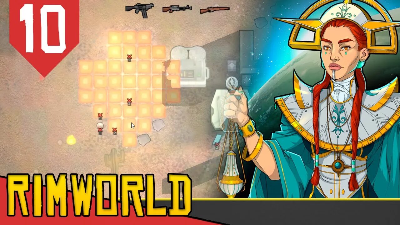 JAMANTAS VISITANTES, Mech Clusters, Luciferio e Catafratários - Rimworld Ideology #10[Gameplay PTBR]