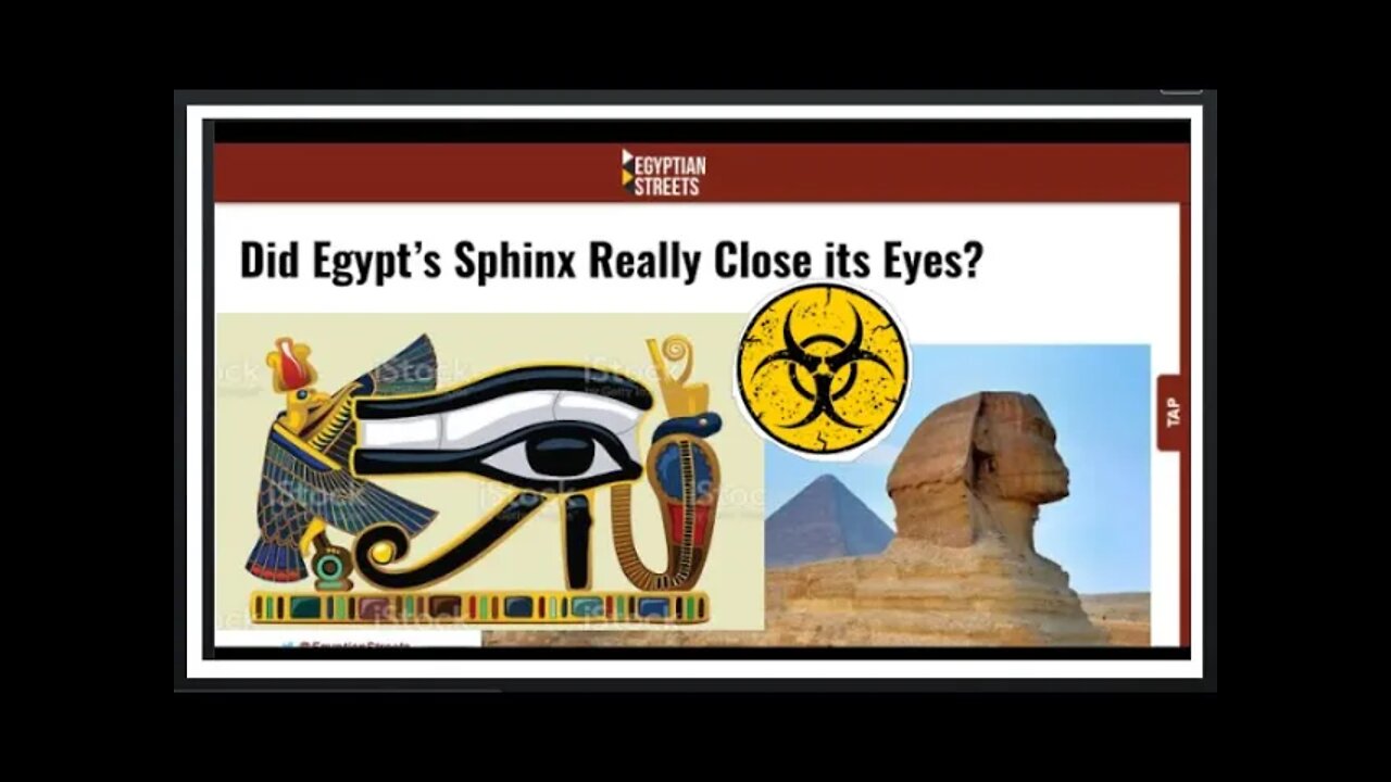 The Curious Case of Egypt's Eye Closing Sphinx and the Curse of the Pharaohs Nuclear War Prophecy