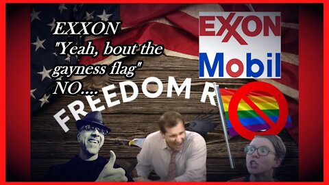WN...RAINBOW FLAGS...EXXON NOT HERE...