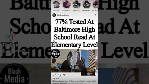 Why do teens at this Baltimore High school read at an elementary school level?