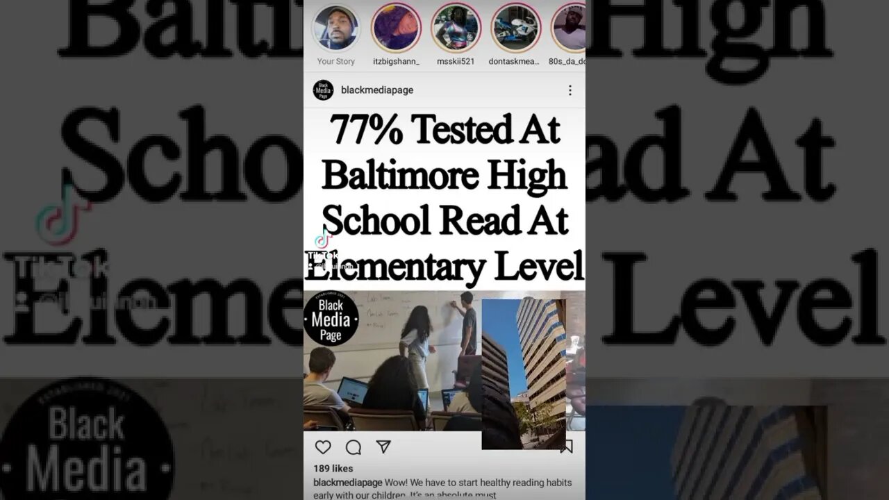 Why do teens at this Baltimore High school read at an elementary school level?